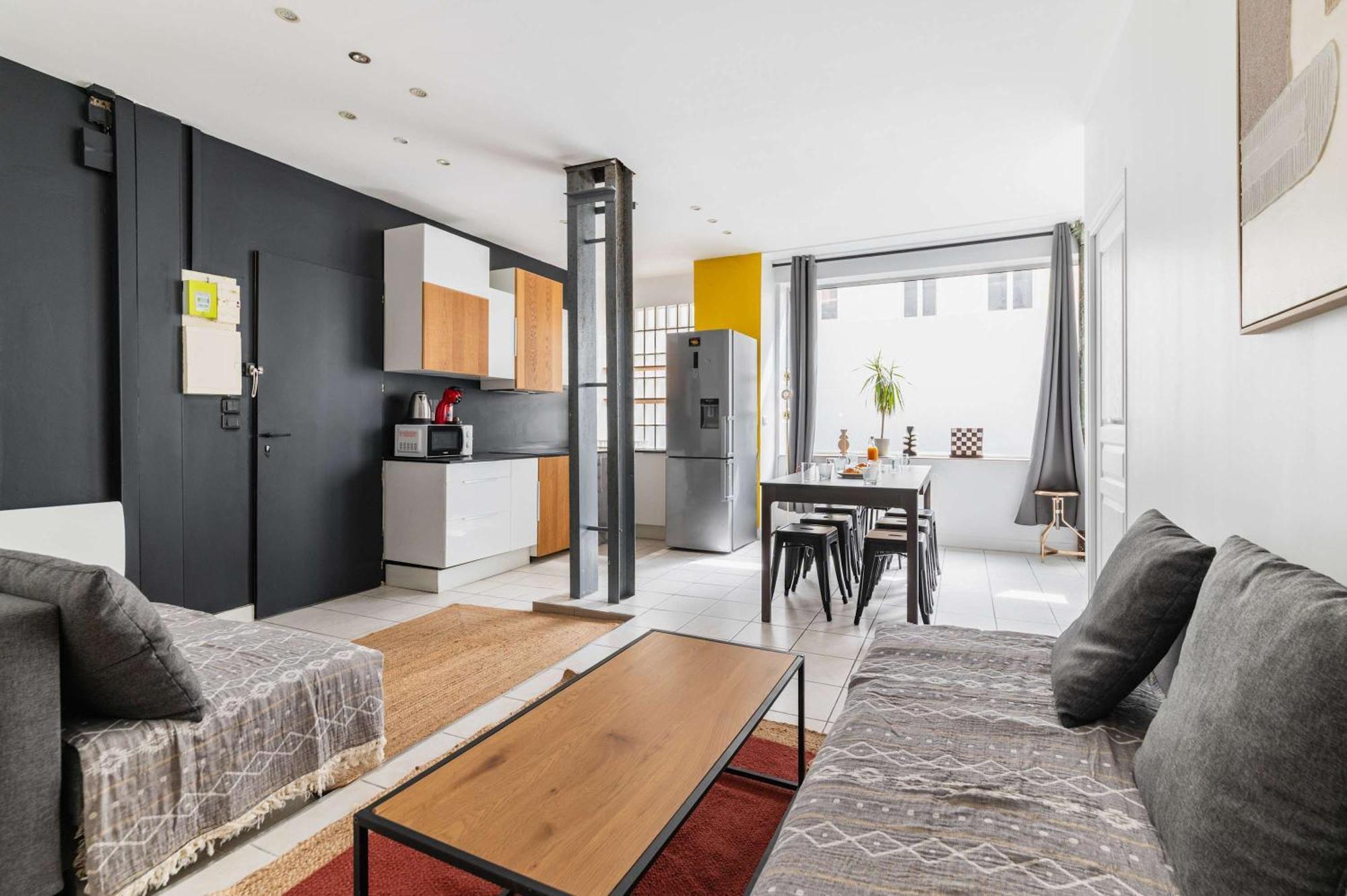 Familial Proche Des Commerces - 8p - Flat-guest Appartamento